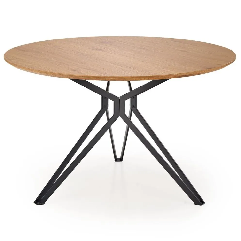 Stół PIXEL2 dąb złoty na czarnych nogach | MIRAT.