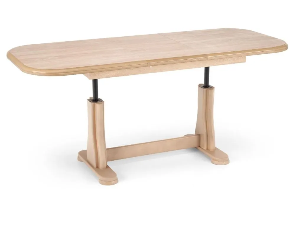 Ława rozkładana podnoszona TYMON 2 dąb sonoma na drewnianych nogach I sklep meblowy MIRAT.