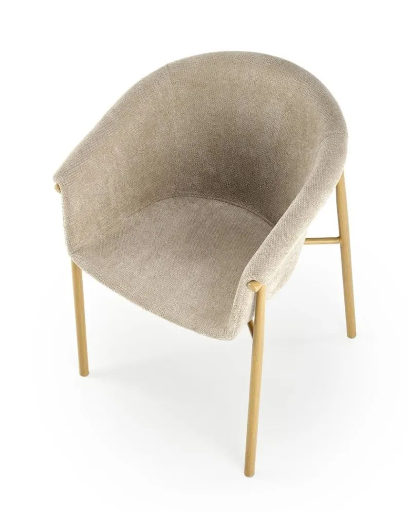 Krzesło tapicerowane K489 kubełkowe sklep meblowy MIRAT.