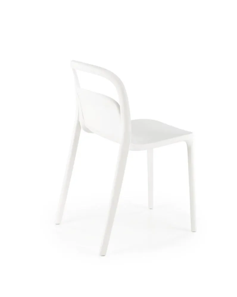 Krzesło K490 białe plastikoweI sklep meblowy MIRAT.