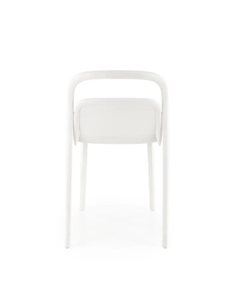 Krzesło K490 białe plastikoweI sklep meblowy MIRAT.
