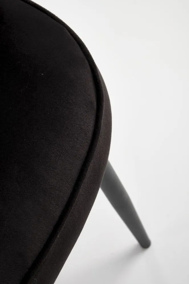 Krzesło tapicerowane K506 VELVET czarne kwiatowy wzór I sklep meblowy MIRAT.