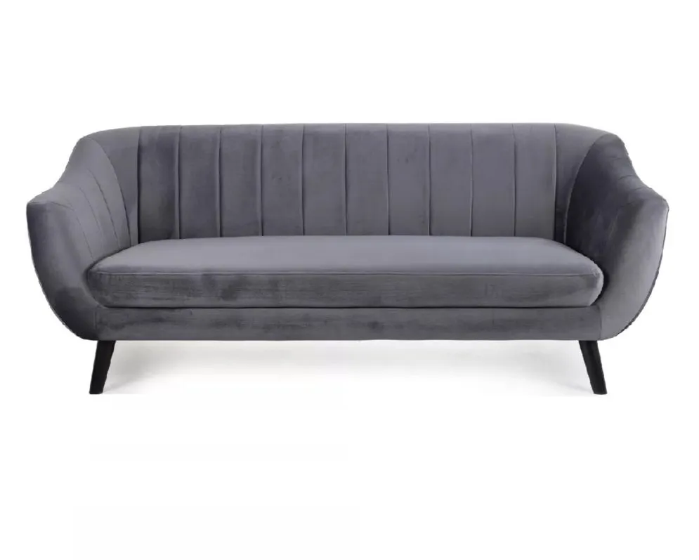 Sofa ELITE 3 VELVET szara I sklep meblowy MIRAT.