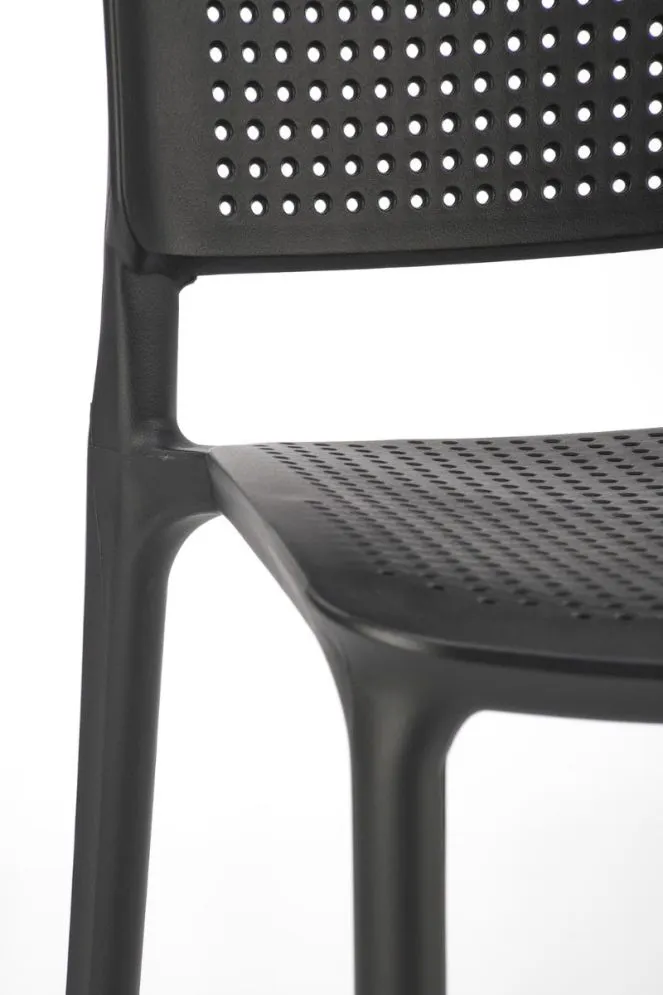 Krzesło K514 czarne sztaplowane I sklep meblowy MIRAT.