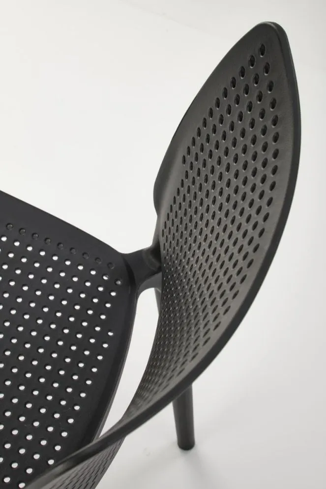 Krzesło K514 czarne sztaplowane I sklep meblowy MIRAT.