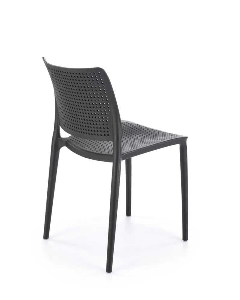 Krzesło K514 czarne sztaplowane I sklep meblowy MIRAT.