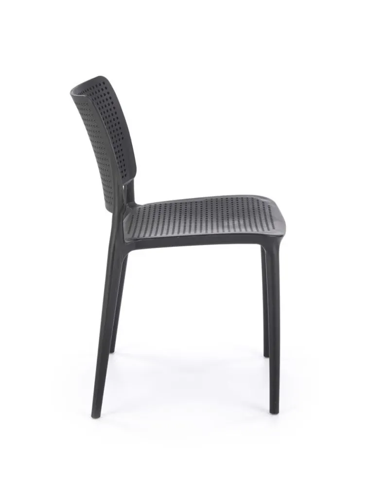 Krzesło K514 czarne sztaplowane I sklep meblowy MIRAT.