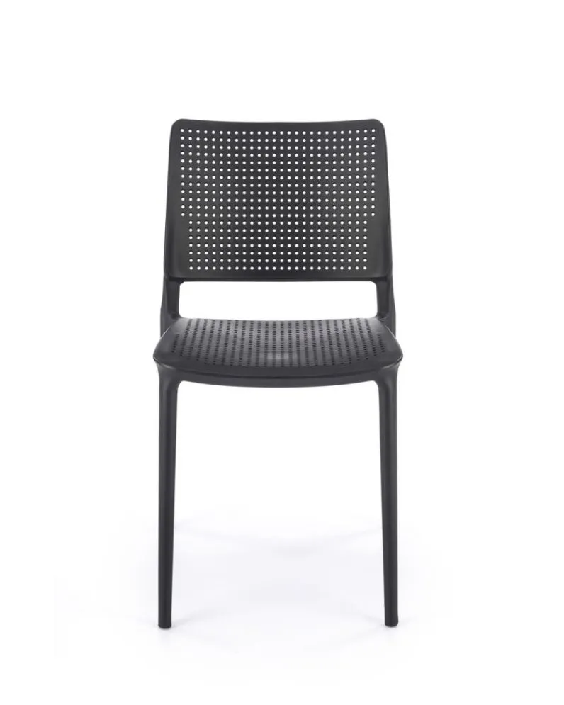 Krzesło K514 czarne sztaplowane I sklep meblowy MIRAT.