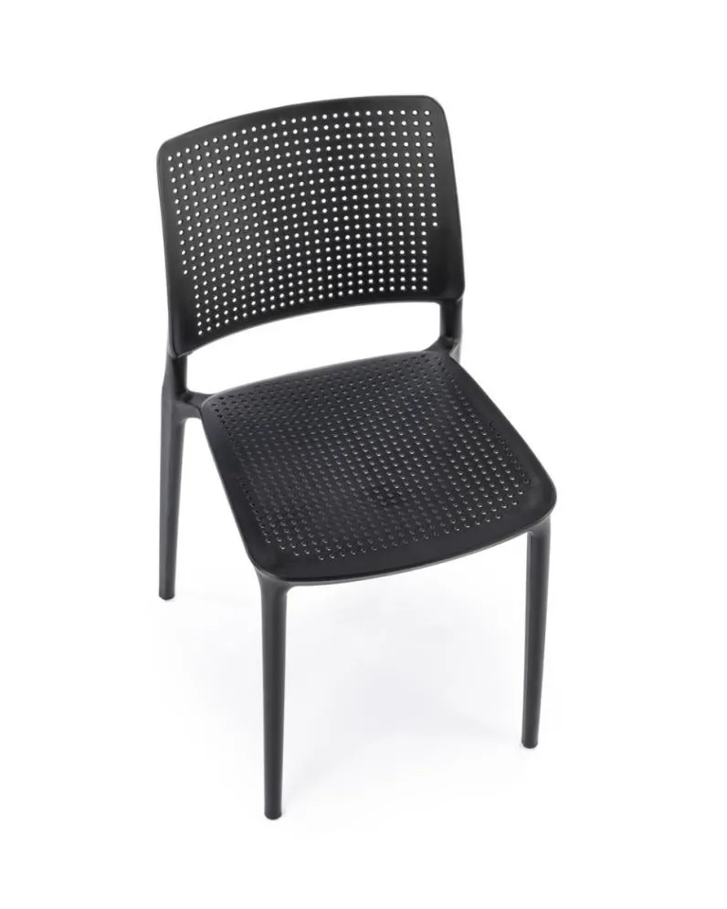 Krzesło K514 czarne sztaplowane I sklep meblowy MIRAT.