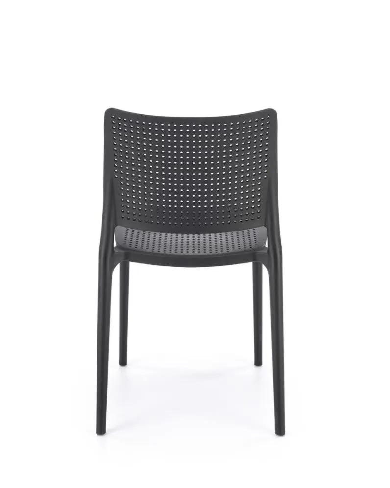 Krzesło K514 czarne sztaplowane I sklep meblowy MIRAT.