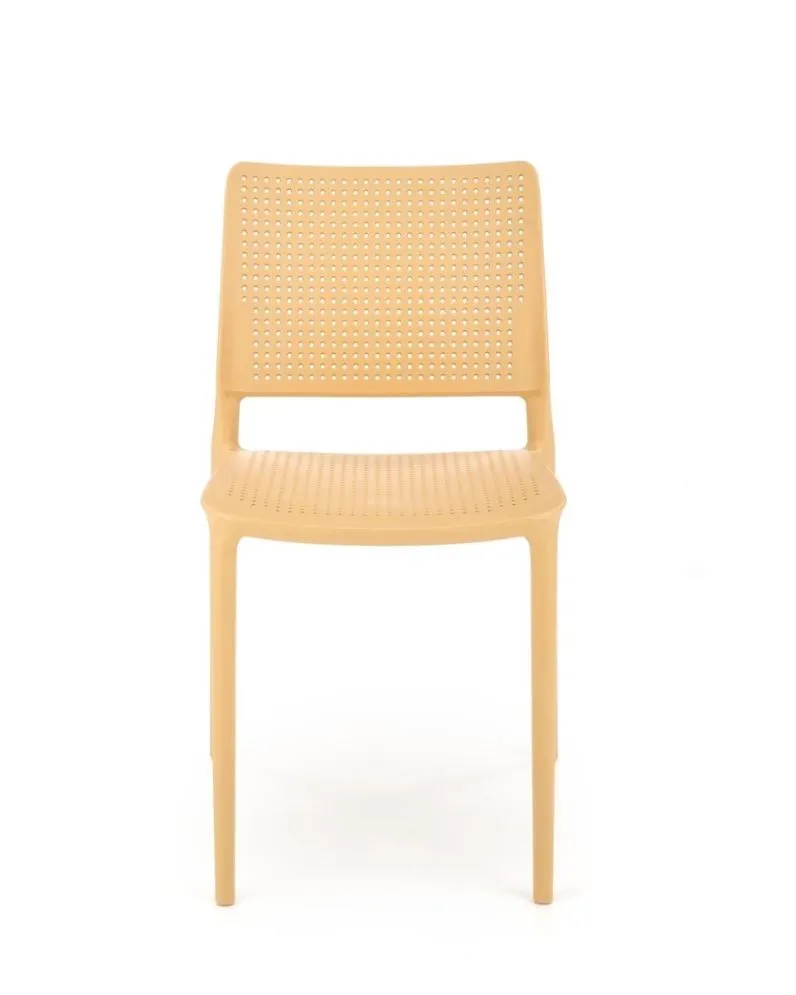 Krzesło K514 pomarańczowe do ogrodu I sklep meblowy MIRAT.