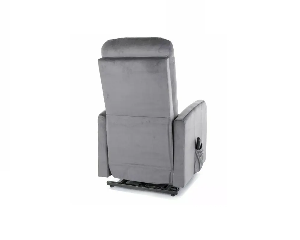 Fotel rozkładany LETO VELVET szary I sklep meblowy MIRAT. styl KLASYCZNY