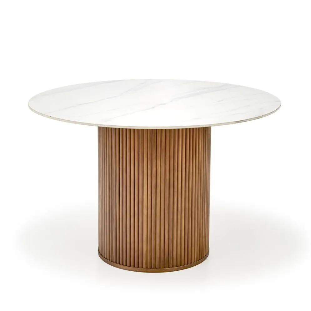 Stół okrągły BRUNO 120x120 marmurowy I sklep meblowy MIRAT.