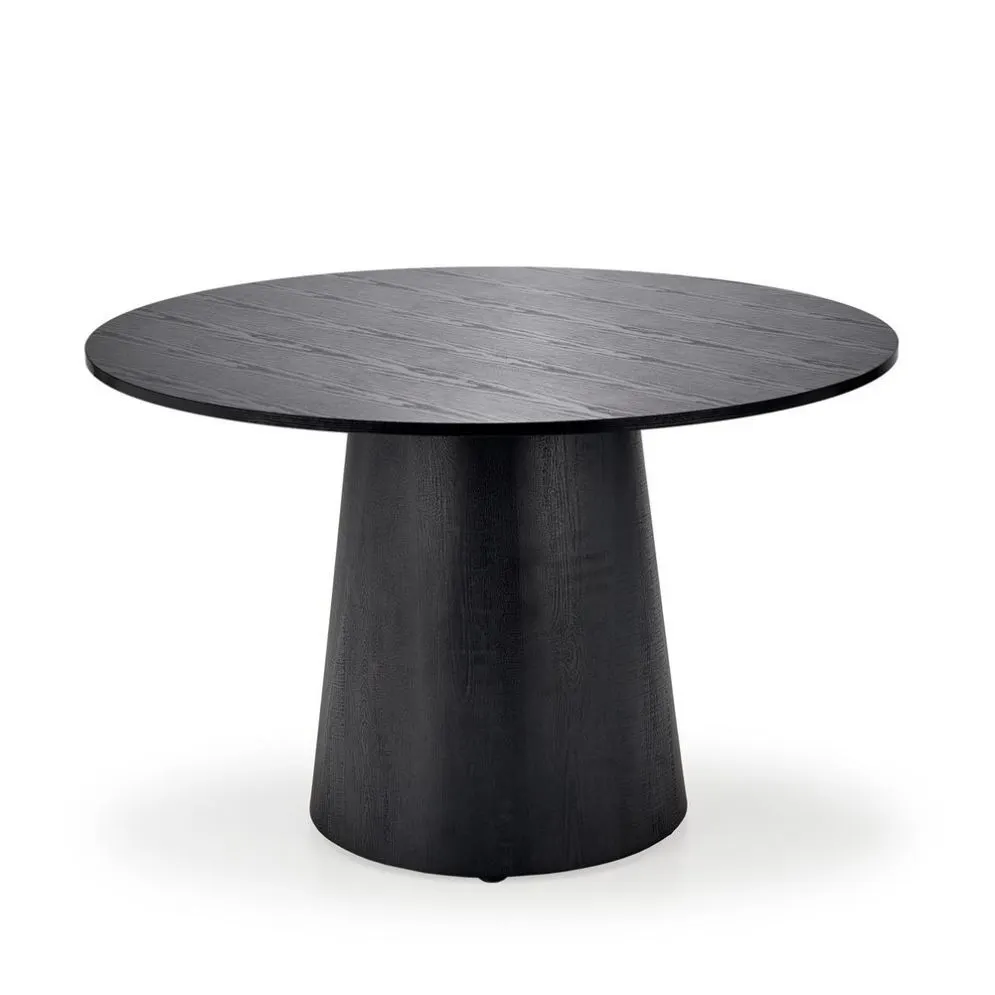 Stół okrągły GINTER 120x120 czarny I sklep meblowy MIRAT.