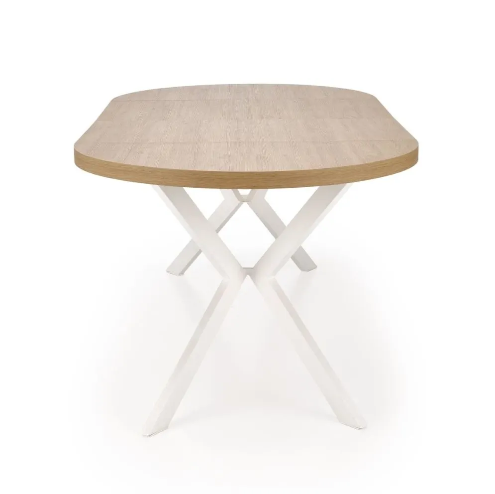 Stół okrągły rozkładany PERONI nowoczesny I sklep meblowy MIRAT. styl SKANDYNAWSKI