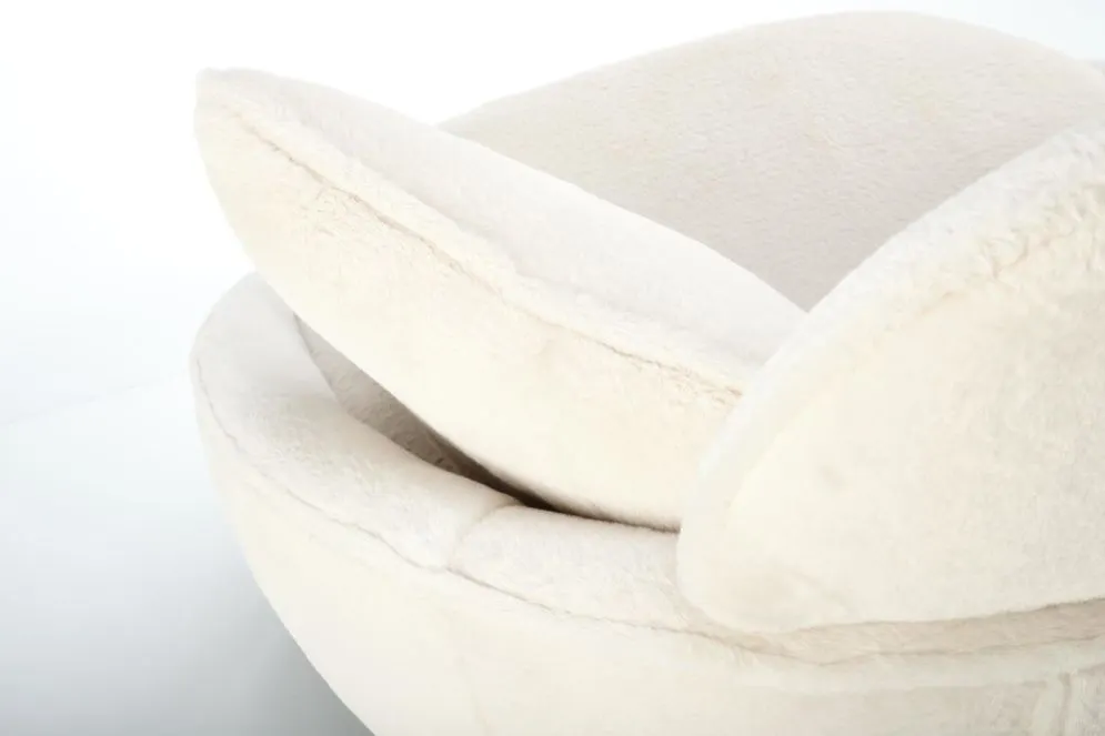 Fotel MERRY kremowy z poduszkami I sklep meblowy MIRAT.