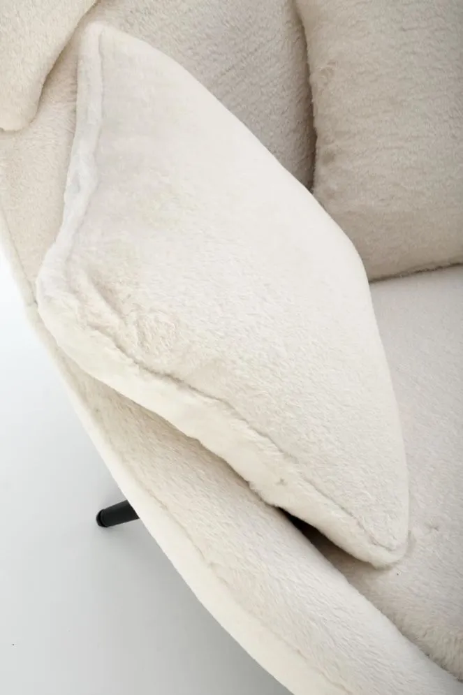 Fotel MERRY kremowy z poduszkami I sklep meblowy MIRAT.