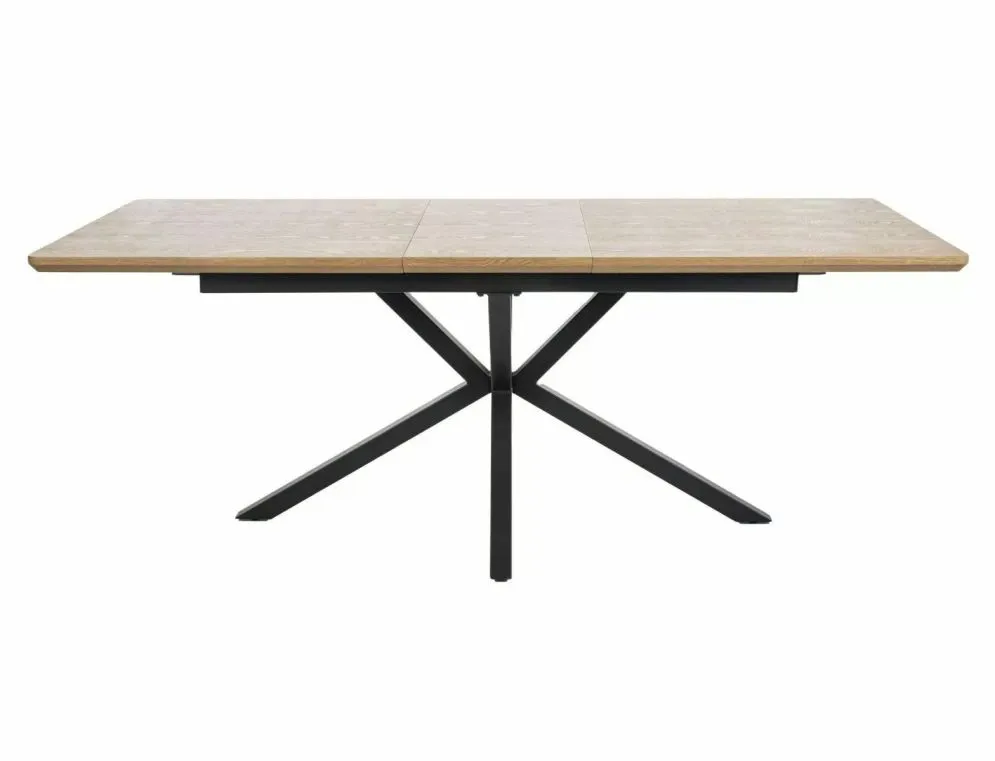 Stół rozkładany LOGAN 160(200)x90 dąb/czarny mat do jadalni I sklep meblowy MIRAT. styl LOFT