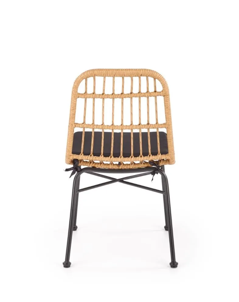 Krzesło K401 rattanowe na metalowej podstawie | MIRAT.