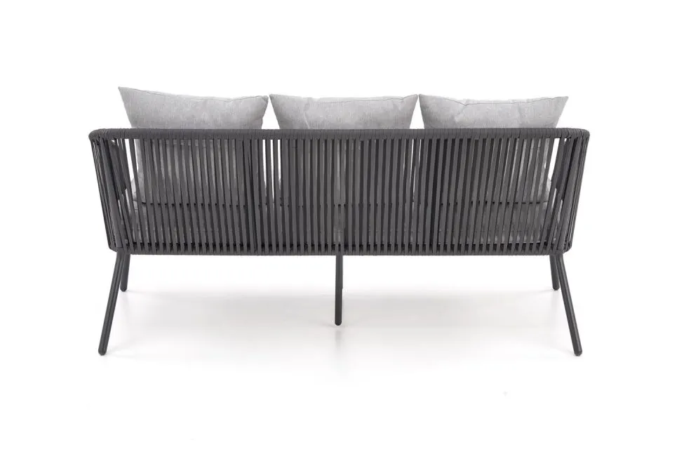 Zestaw mebli ogrodowych ROCCA ciemny szary/jasny szary z poduszkami I sklep meblowy MIRAT.