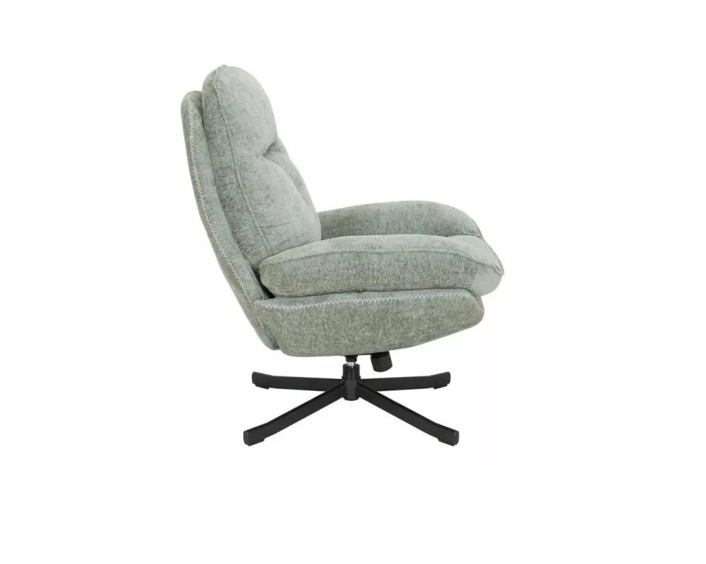 Fotel do salonu HARPER oliwkowy obrotowy I sklep meblowy MIRAT.