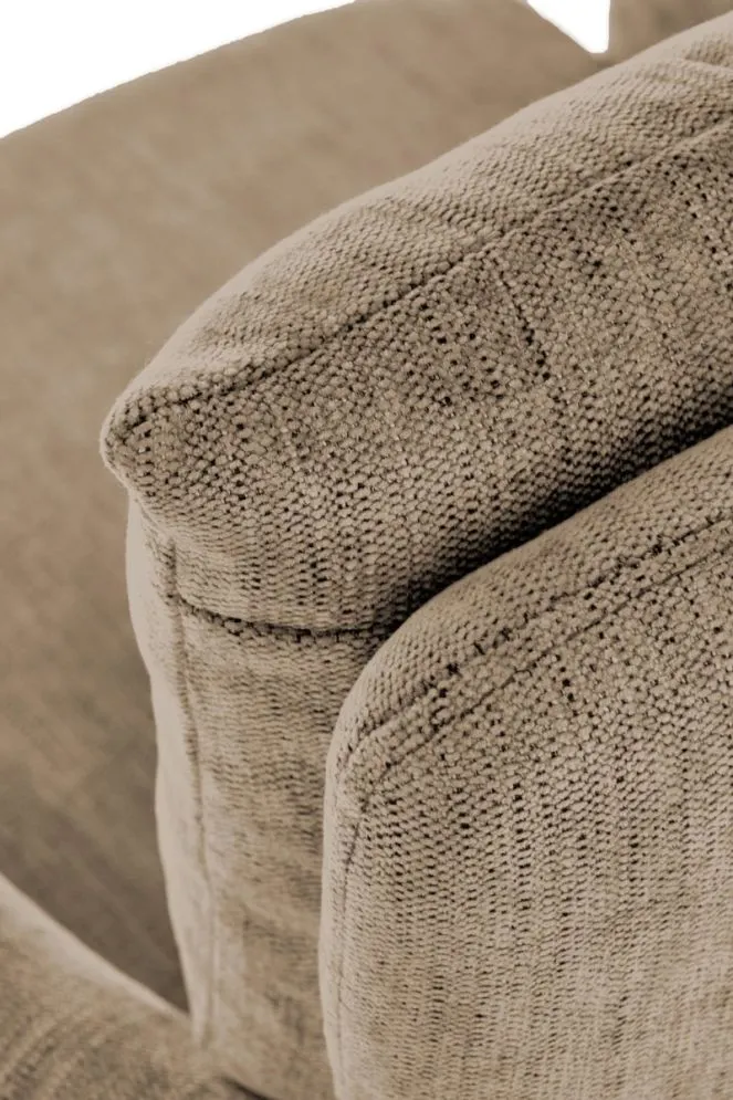 Fotel biurowy FLORES jasnobrązowy z podłokietnikami | MIRAT.