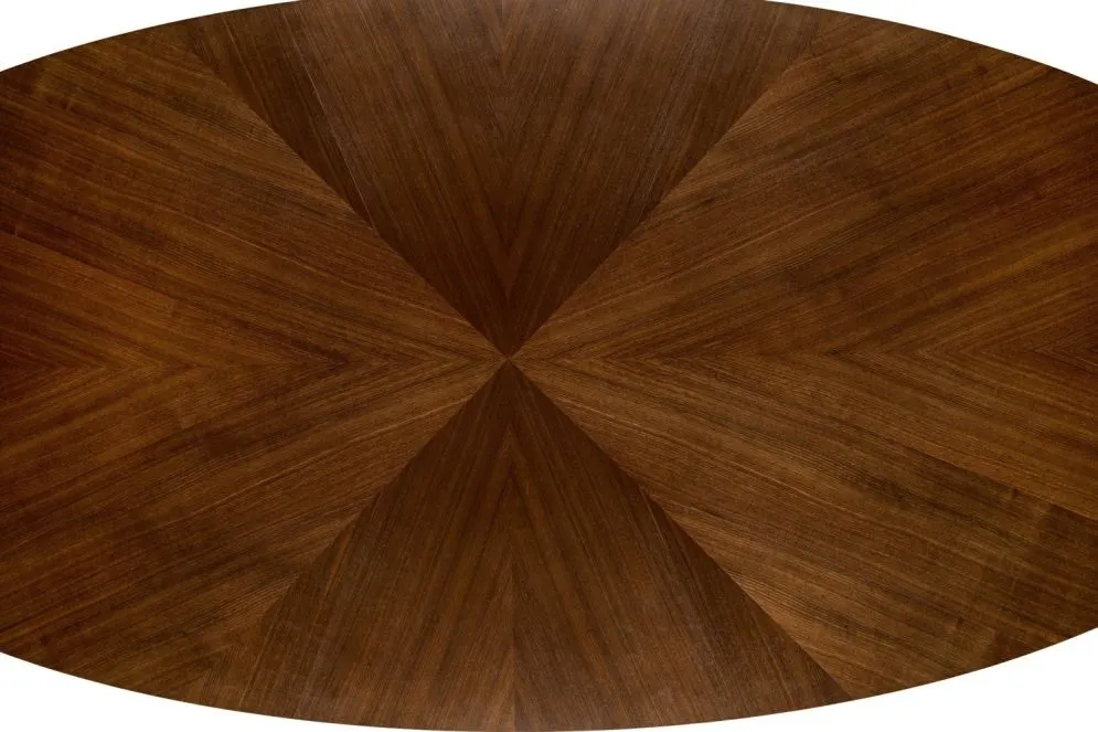 Stół okrągły VAGNER 220x98 orzech nierozkładany I sklep meblowy MIRAT.