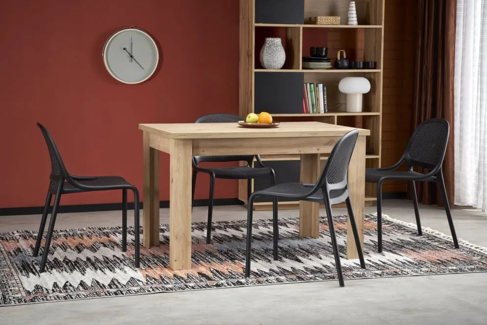 Stół rozkładany BAGIO 120(160)x80 dąb artisan do jadalni I sklep meblowy MIRAT. styl SKANDYNAWSKI