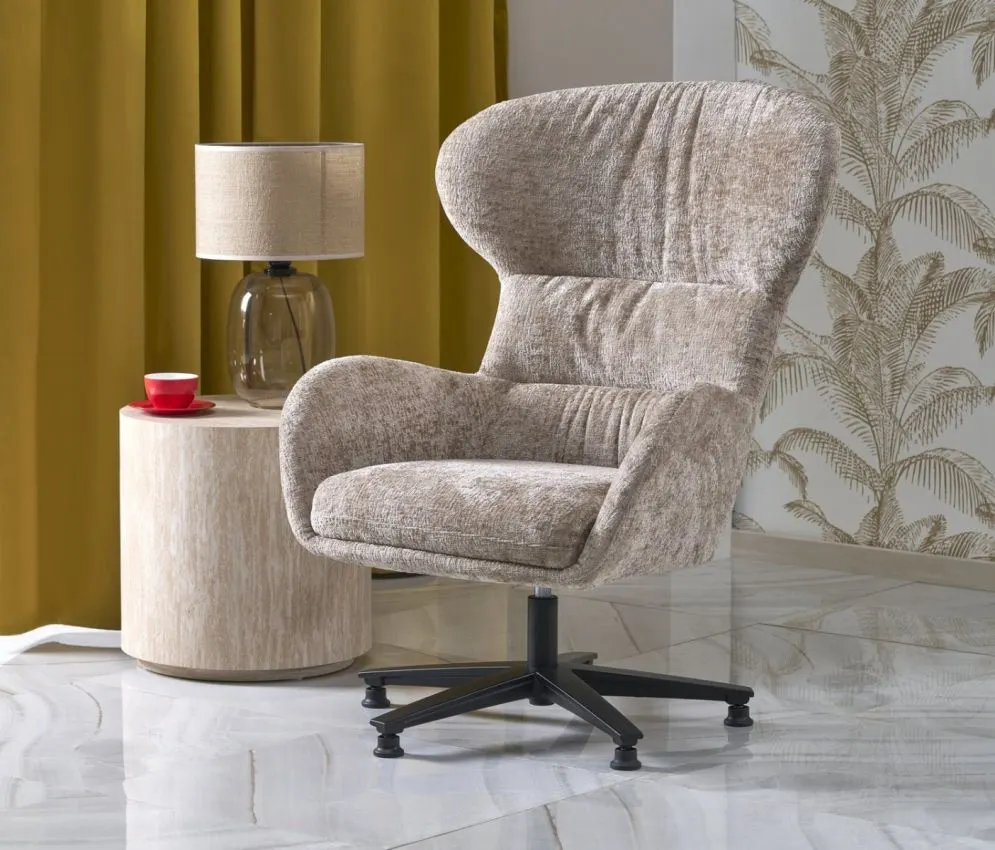 Fotel obrotowy FRANCO beżowy do gabinetu I sklep meblowy MIRAT.