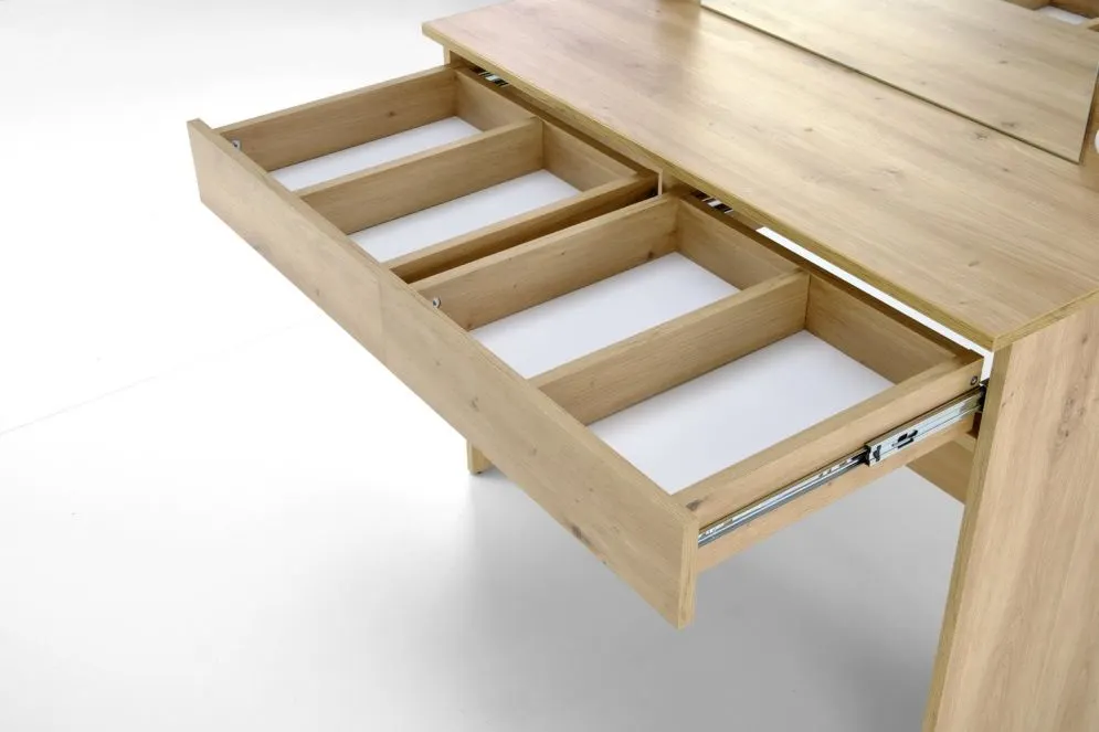 Toaletka HOLLYWOOD dąb artisan z oświetleniem LED I sklep meblowy MIRAT.