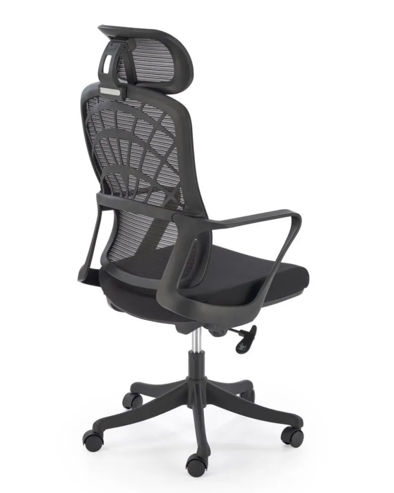 Fotel biurowy VESUVIO czarny obrotowy I sklep meblowy MIRAT.