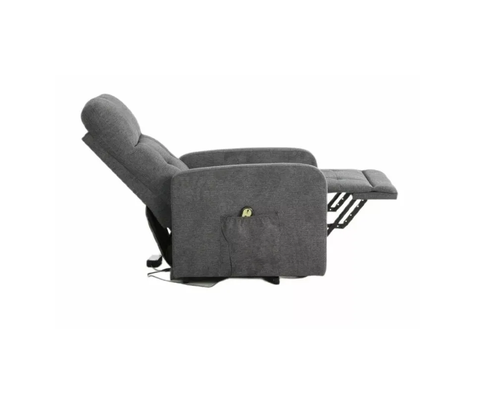 Fotel rozkładany OTUS II BREGO ciemnoszary I sklep meblowy MIRAT. styl VINTAGE