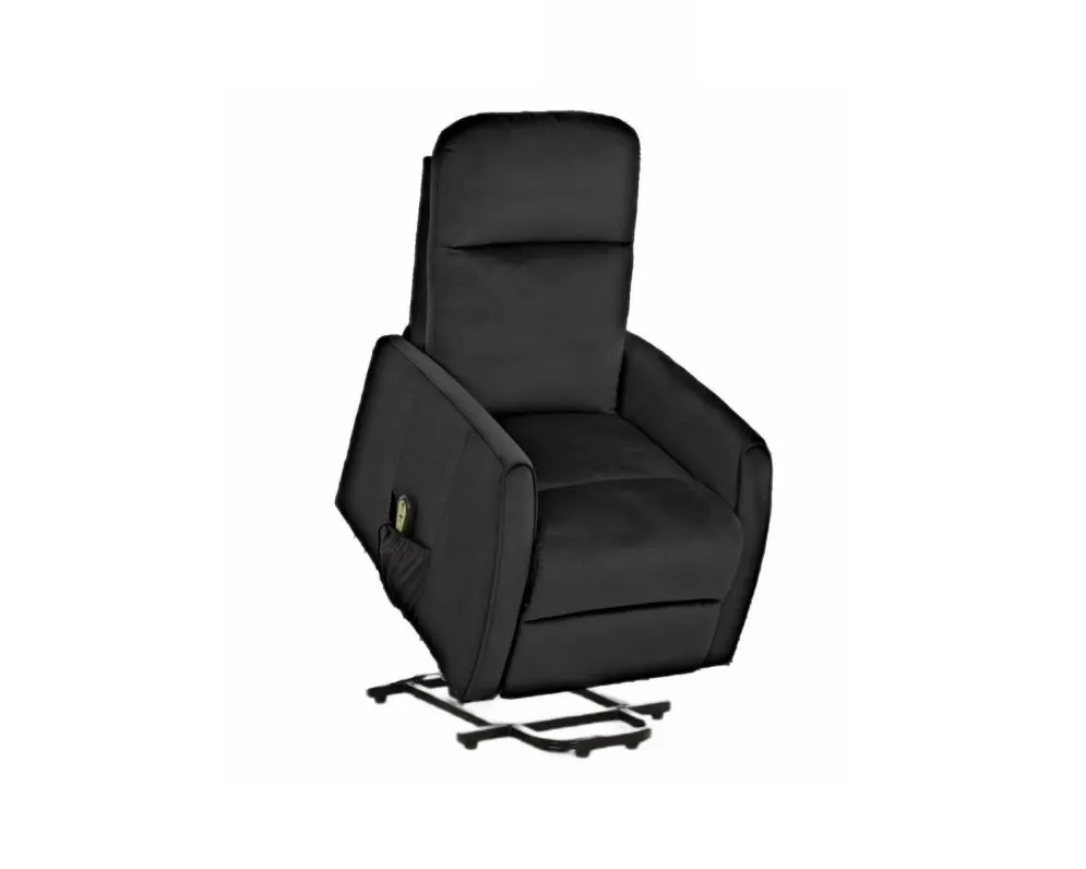 Fotel rozkładany LETO VELVET czarny I sklep meblowy MIRAT.