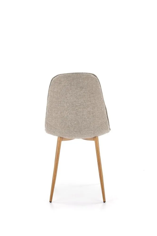 Krzesło tapicerowane K316 beżowe w stylu skandynawskim I sklep meblowy MIRAT.
