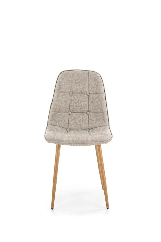 Krzesło tapicerowane K316 beżowe w stylu skandynawskim I sklep meblowy MIRAT.