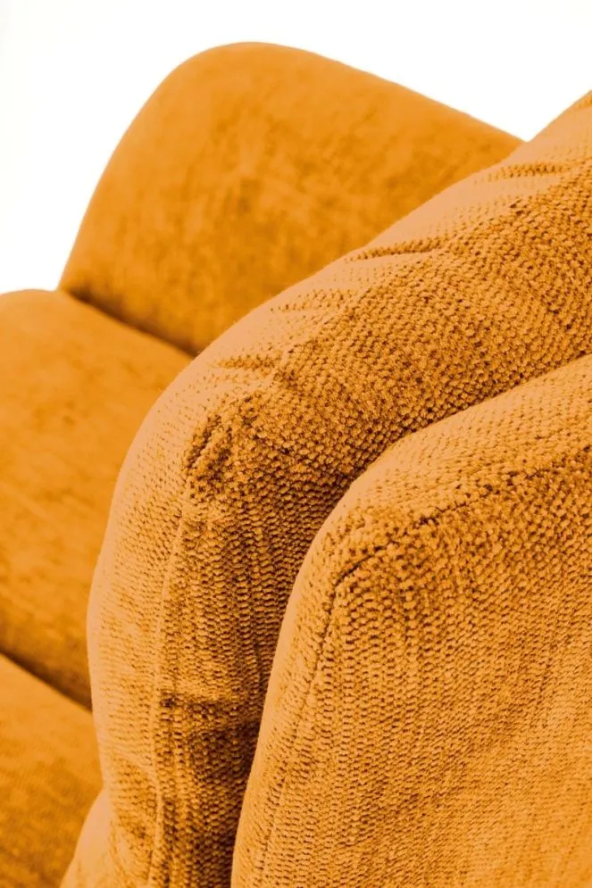 Krzesło tapicerowane K495 musztardowe obracane loftowe I sklep meblowy MIRAT. styl LOFT