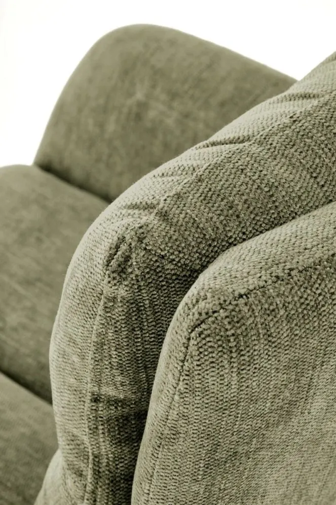 Krzesło tapicerowane K495 oliwkowe obracane na metalowych nogach I sklep meblowy MIRAT.