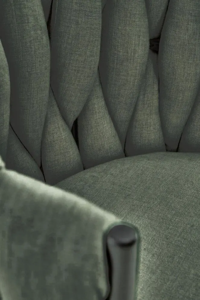 Krzesło tapicerowane K516 oliwkowe loftowe I sklep meblowy MIRAT. styl LOFT