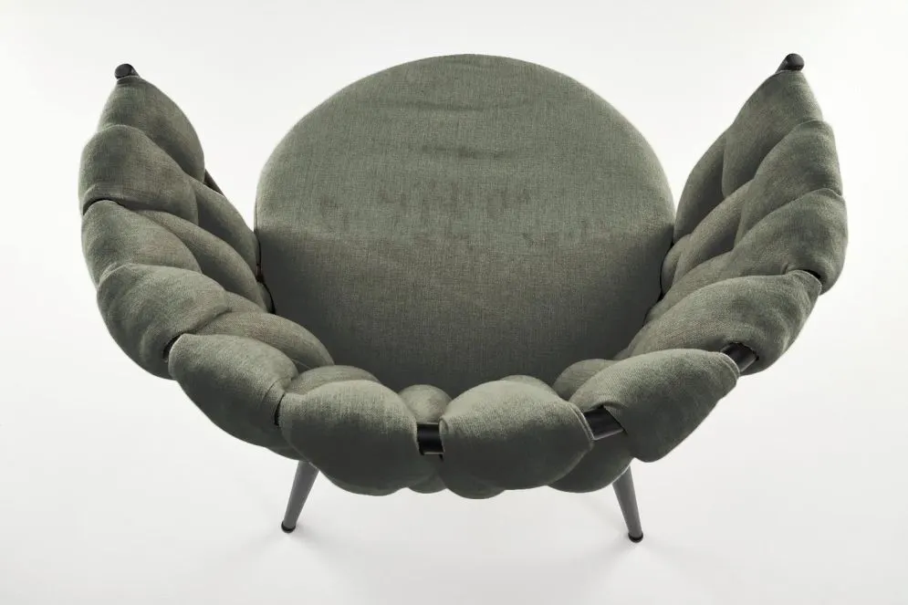 Krzesło tapicerowane K516 oliwkowe loftowe I sklep meblowy MIRAT. styl LOFT