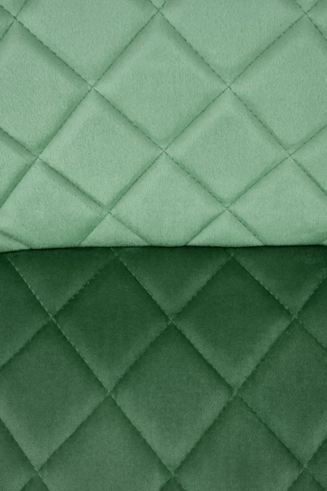 Krzesło tapicerowane K525 VELVET ciemne zielone na metalowych nogach I sklep meblowy MIRAT. styl GLAMOUR, LOFT