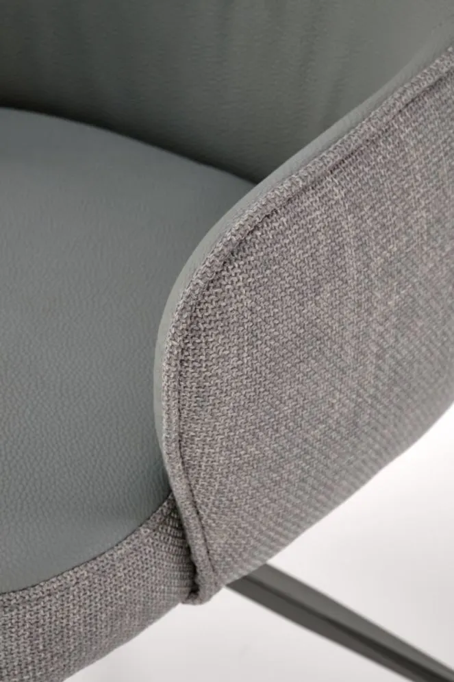 Krzesło tapicerowane K527 szare obracane I sklep meblowy MIRAT.