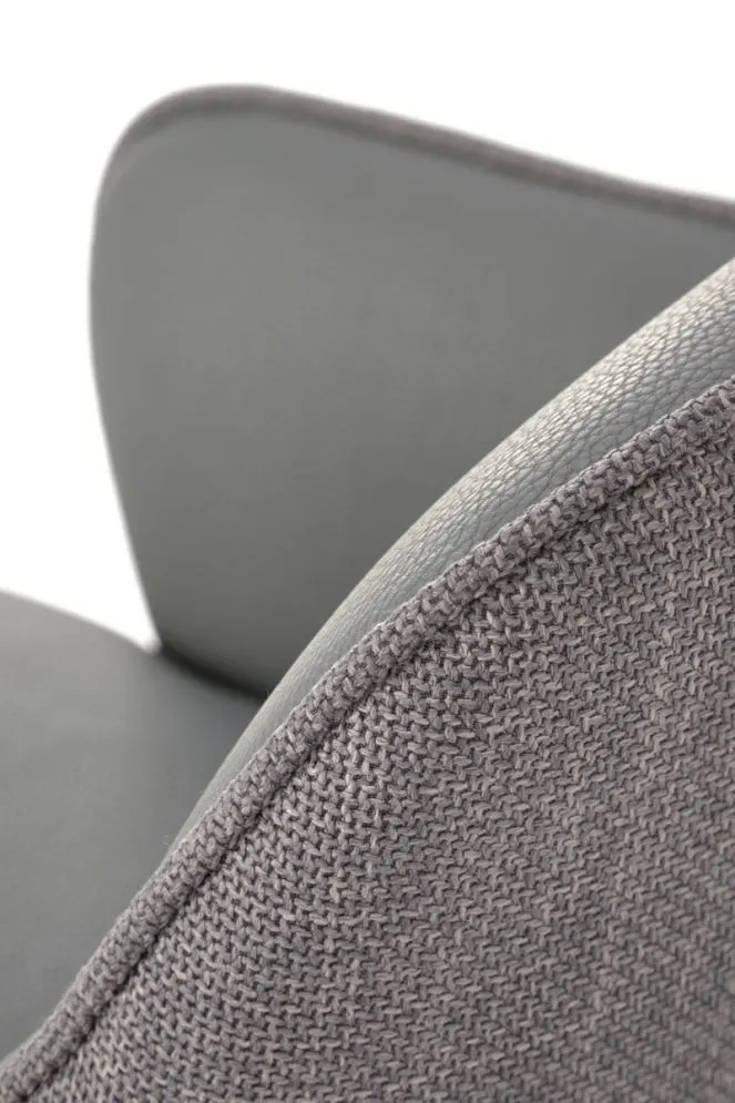 Krzesło tapicerowane K527 szare obracane I sklep meblowy MIRAT.