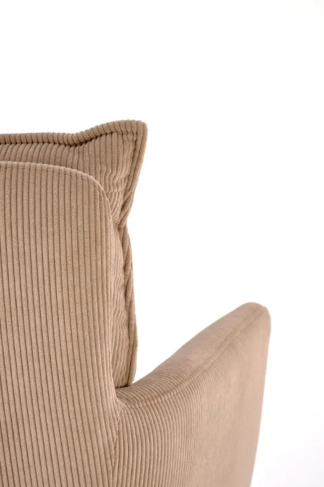 Krzesło K528 cappuccino obracane tapicerowane sztruksem I sklep meblowy MIRAT. styl LOFT