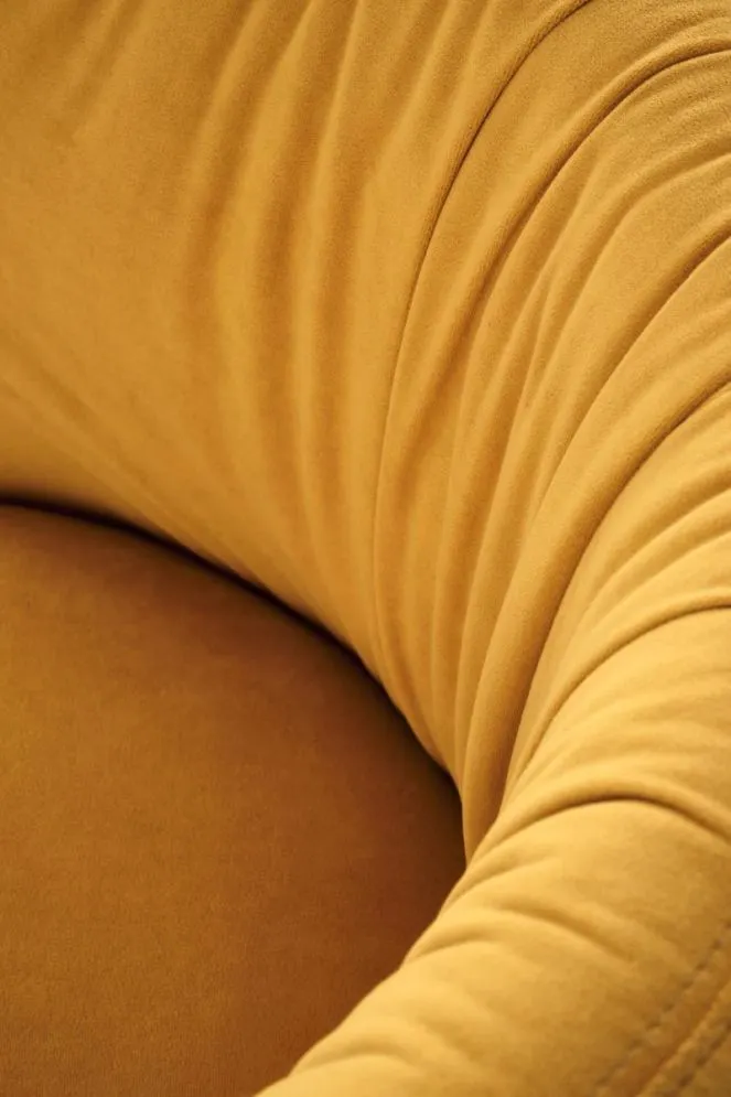 Krzesło tapicerowane K531 VELVET musztardowe welurowe I sklep meblowy MIRAT. styl LOFT