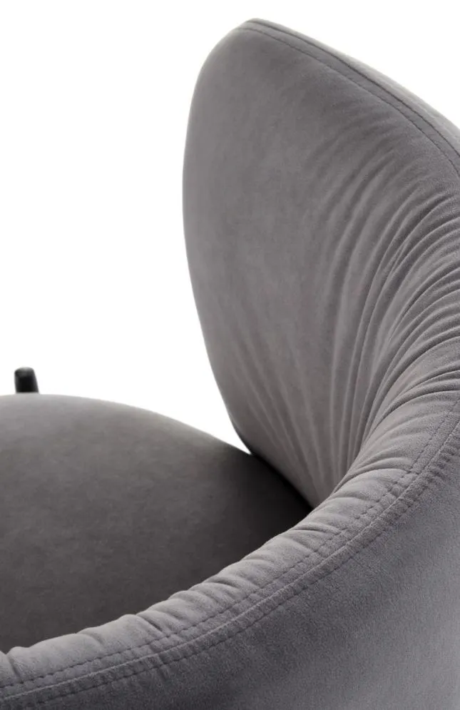 Krzesło tapicerowane K531 VELVET szare w stylu loftowym I sklep meblowy MIRAT. styl LOFT