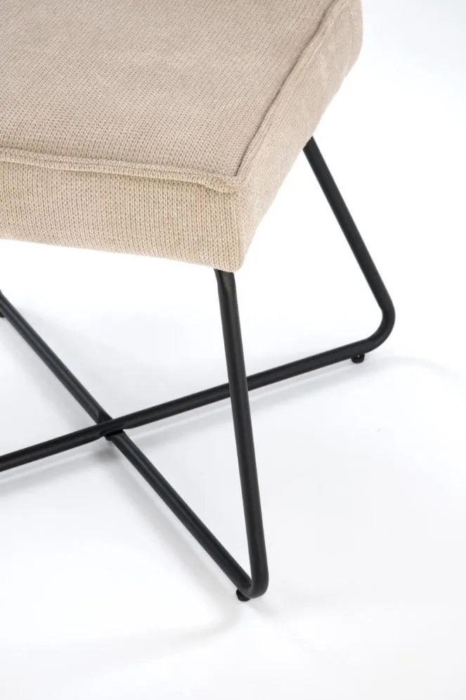 Krzesło tapicerowane K534 beżowe pikowane oparcie I sklep meblowy MIRAT. styl LOFT
