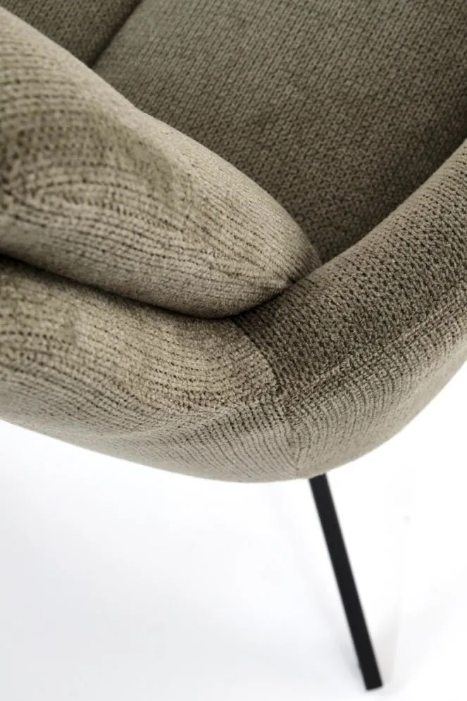 Krzesło tapicerowane K536 oliwkowe obracane w stylu loftowym I sklep meblowy MIRAT. styl LOFT