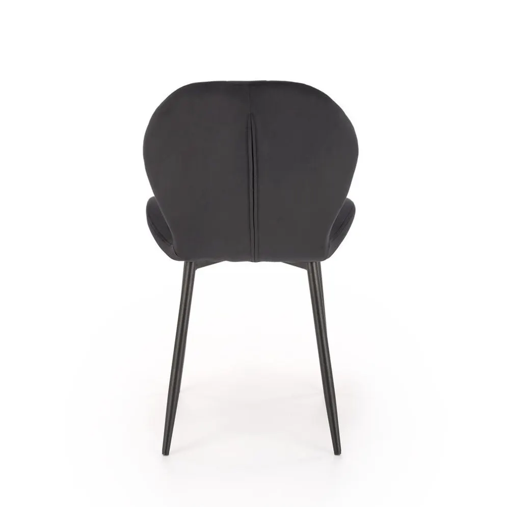 Krzesło tapicerowane K538 VELVET czarne loftowe I sklep meblowy MIRAT. styl GLAMOUR, LOFT