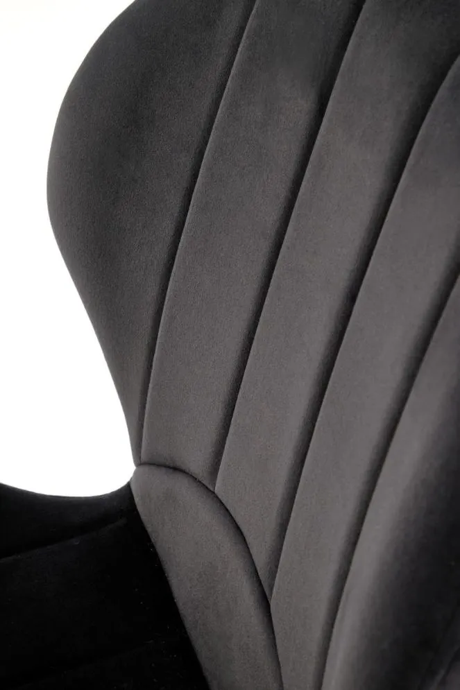 Krzesło tapicerowane K538 VELVET czarne loftowe I sklep meblowy MIRAT. styl GLAMOUR, LOFT