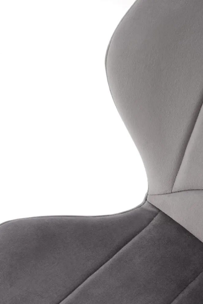 Krzesło tapicerowane K538 VELVET szare do jadalni I sklep meblowy MIRAT. styl GLAMOUR, LOFT